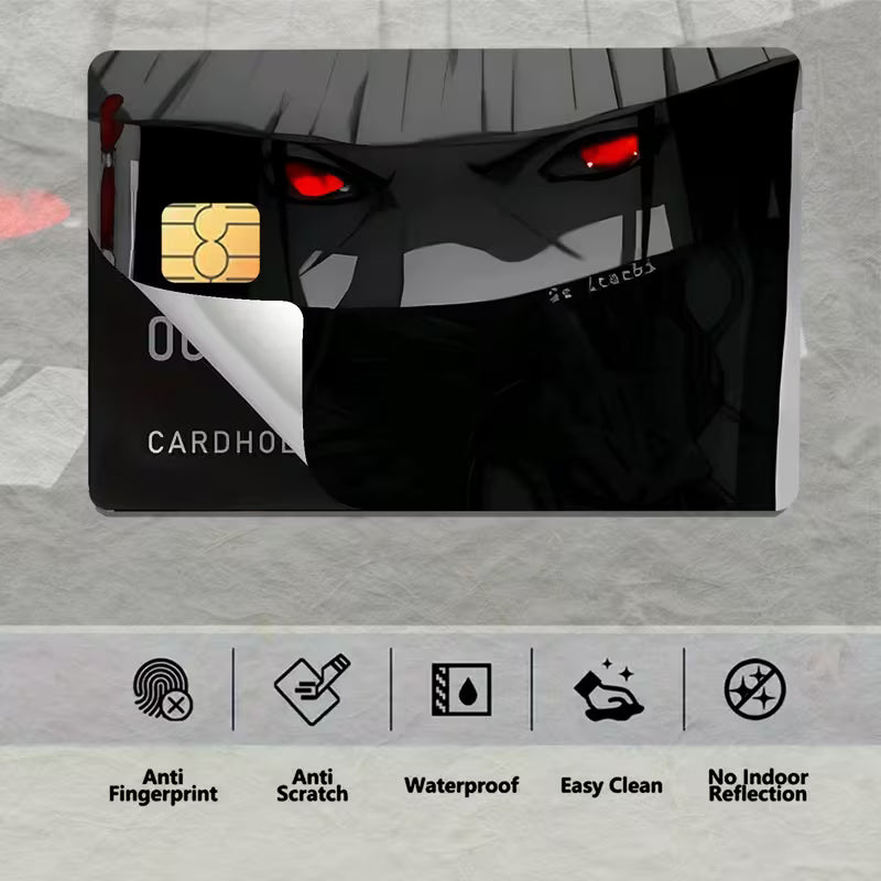 Naruto Credit card sticker set