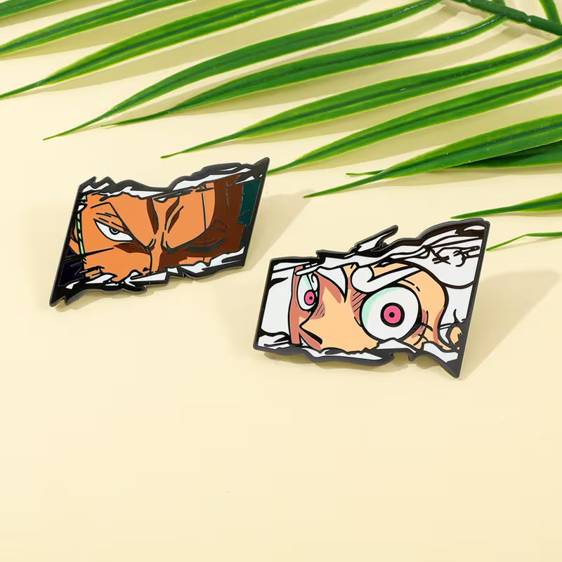 One Piece Pin Metal Badge
