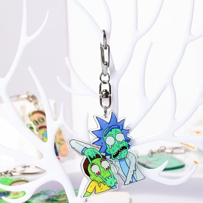 Rick and Morty Keychains