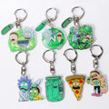 Rick and Morty Keychains