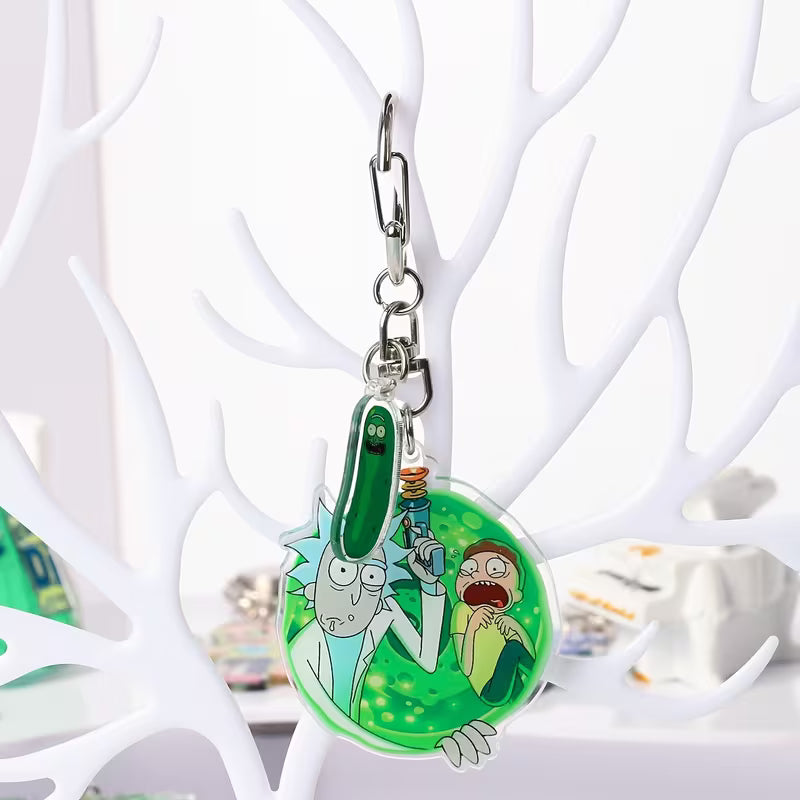 Rick and Morty Keychains