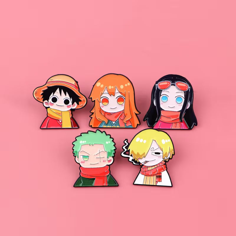 One Piece Brooch Badges