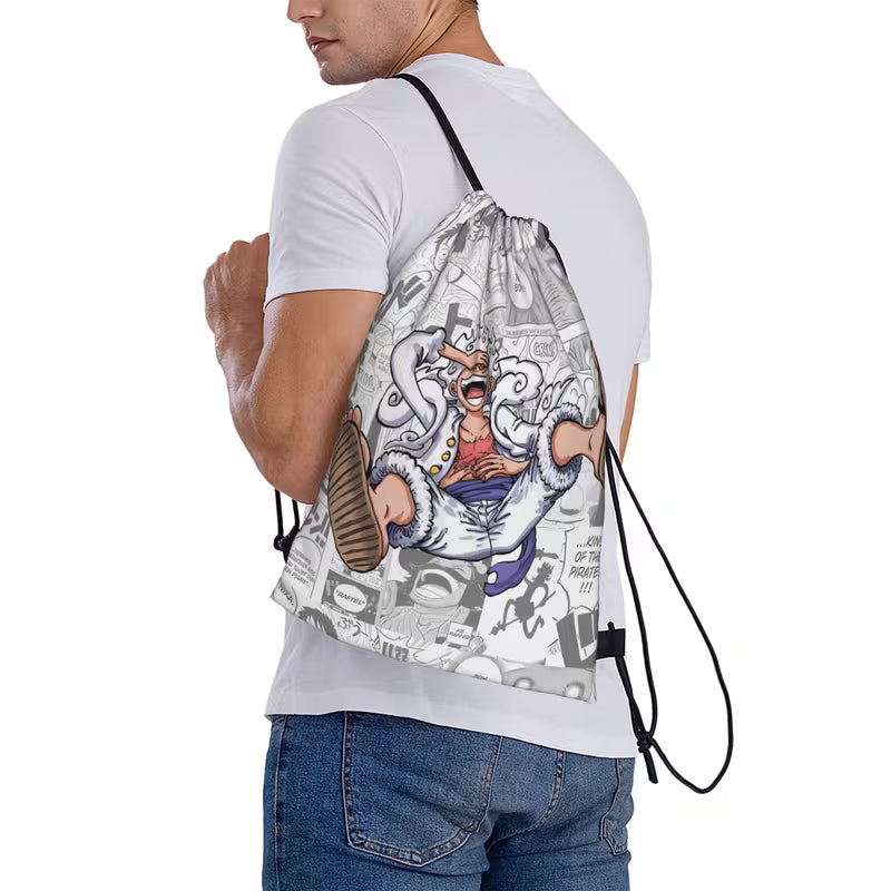 One Piece Gear 5 Luffy Drawstring Fitness bag