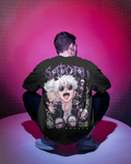 Jujutsu Kaisen Gojo Black washed oversized T-shirt