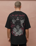 Jujutsu Kaisen Choso Black washed  oversized T-shirt