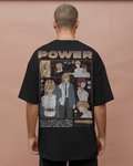 Chainsaw Man Power Black washed oversized T-shirt